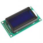 Display LCD 0802 8x2 karakters module wit op blauw SPLC780D interface